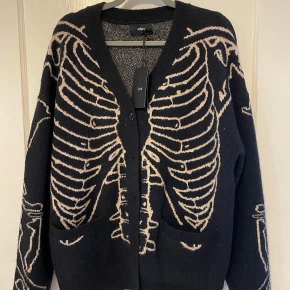 Wolf Badger Skeleton Cardigan 